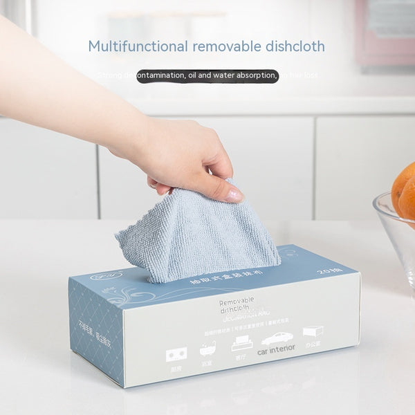 Home Fashion Removable Kitchen Dishcloth