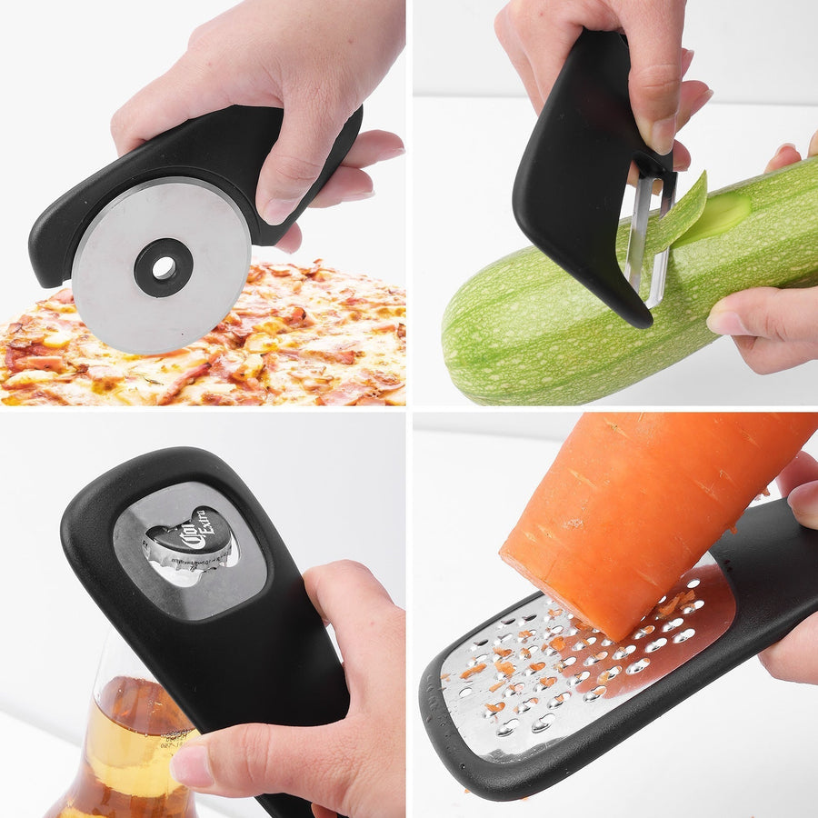 6 Stackable Kitchen Gadgets – Space-Saving, Practical Multi-Tool Set