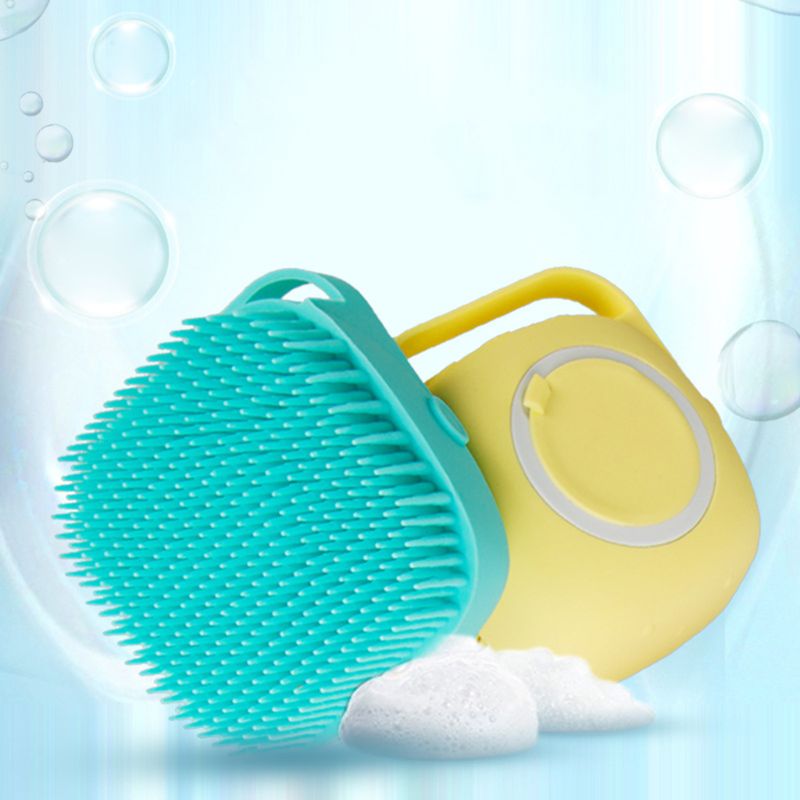 Silicone Shampoo-Dispensing Pet Bath Brush — photo 5