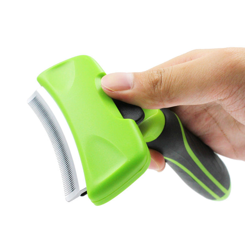 Dual-Sided Undercoat Deshedding Rake for Dogs & Cats — photo 2