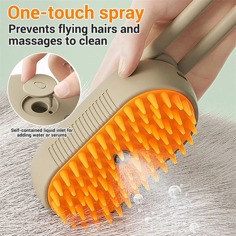 3-in-1 USB Pet Mist Grooming Brush — photo 3