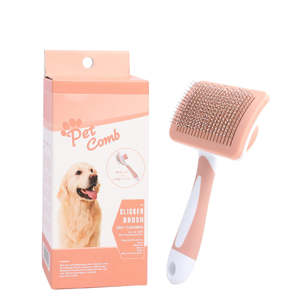 Self-Cleaning Slicker Brush for Dogs & Cats — photo 12