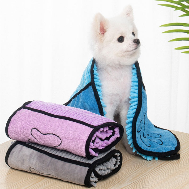 Quick-Dry Microfiber Pet Bath Towel & Robe — photo 3