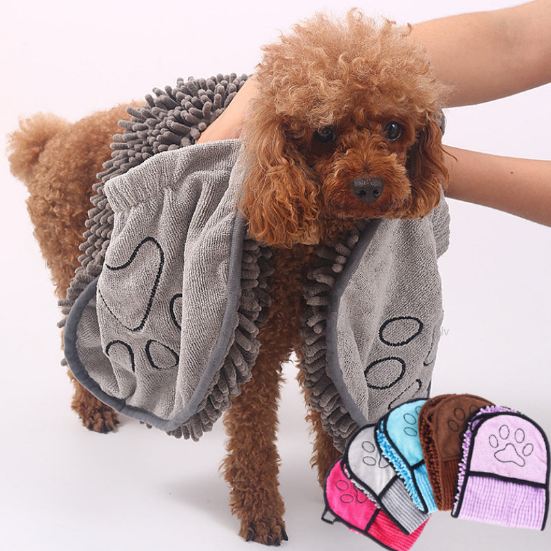 Quick-Dry Microfiber Pet Bath Towel & Robe — photo 7