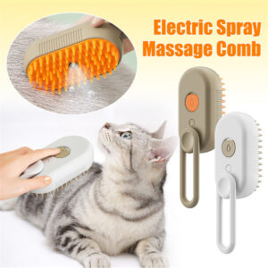3-in-1 USB Pet Mist Grooming Brush