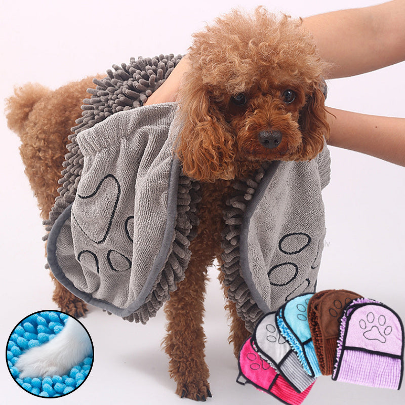 Quick-Dry Microfiber Pet Bath Towel & Robe — photo 6