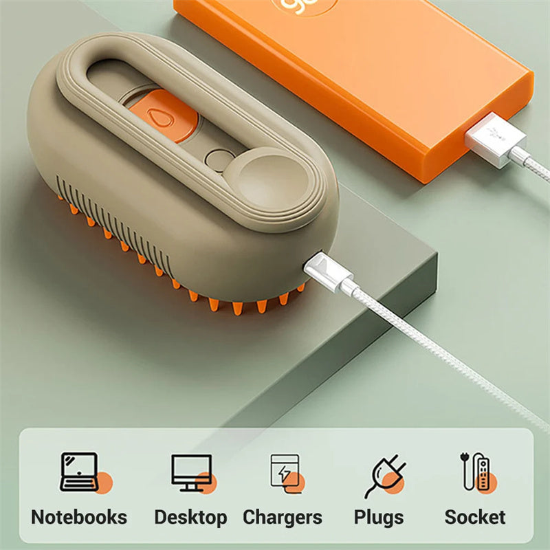 3-in-1 USB Pet Mist Grooming Brush — photo 9