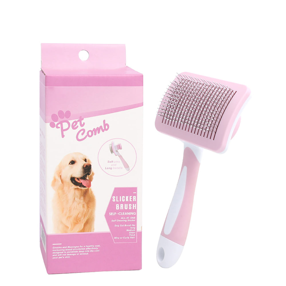 Self-Cleaning Slicker Brush for Dogs & Cats — photo 13