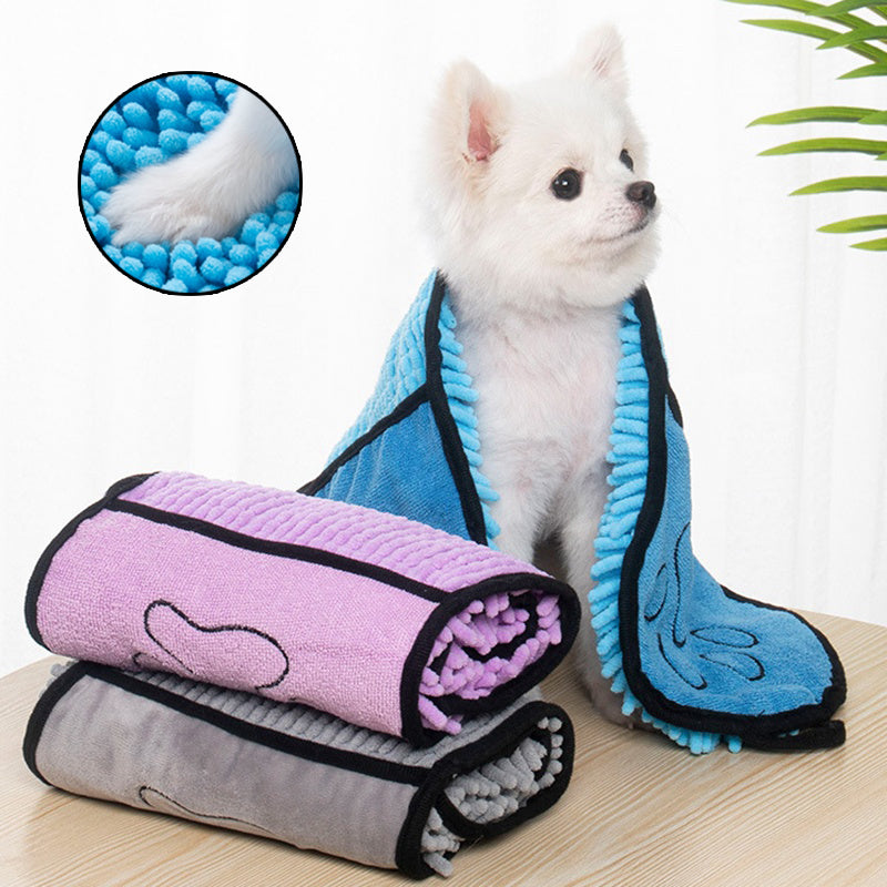 Quick-Dry Microfiber Pet Bath Towel & Robe — photo 1