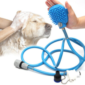 Outdoor Dog Shower & Massage Brush